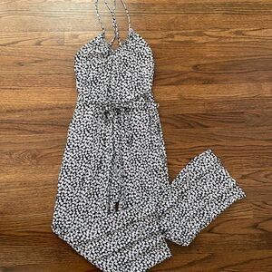 Abercrombie Floral Jumpsuit Women’s Size Medium Petite